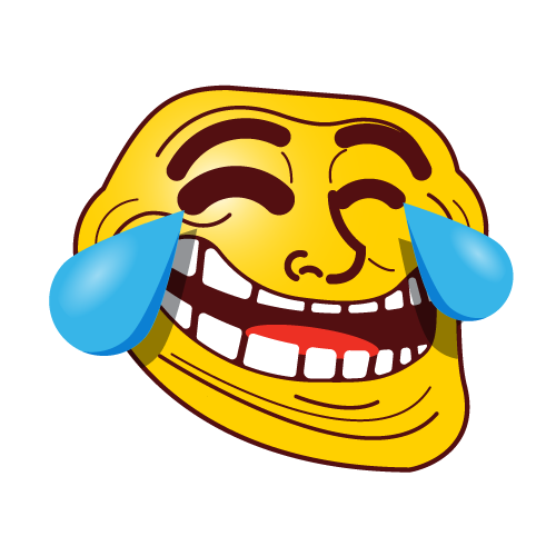 Emoji Trollface