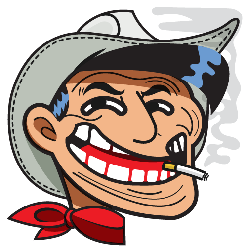 Lucky Luke Trollface
