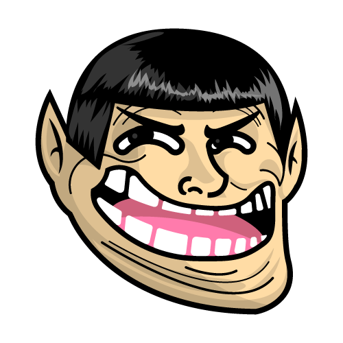 Mr Spock Trollface